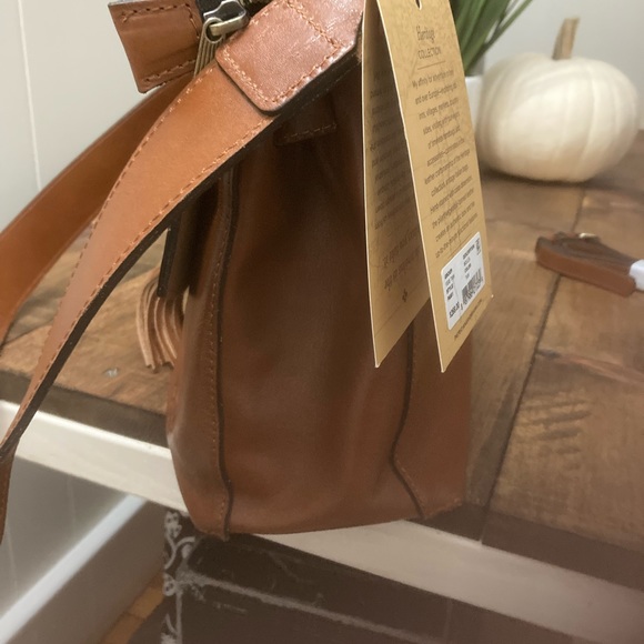 Patricia bash brown leather handbag - Picture 6 of 11